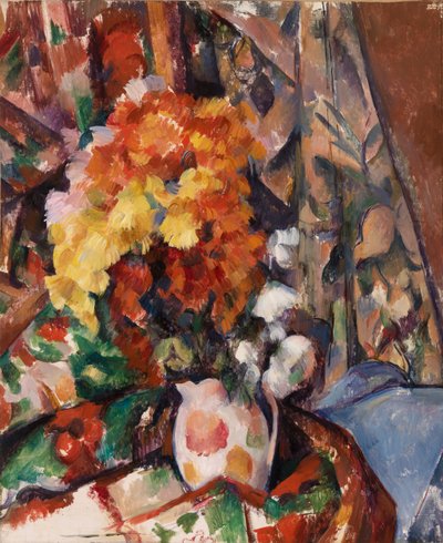 De Gebloemde Vaas (Le Vase Fleuri) door Paul Cézanne